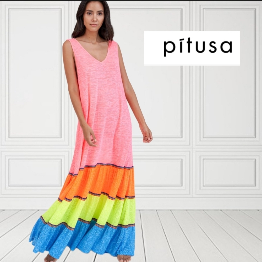 PitusaRAINBOW TANK MAXI DRESS